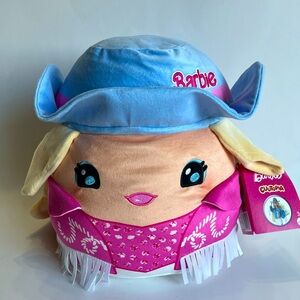 Barbie Cuutopia Cowgirl Plush‎ Western Stampin Fringe Mattel 11" NWT